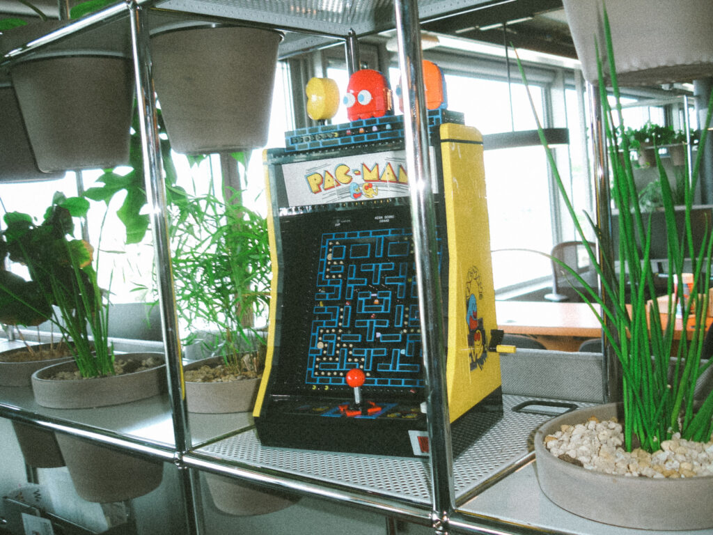 Bilde av aean gammel Pac Man maskinboks